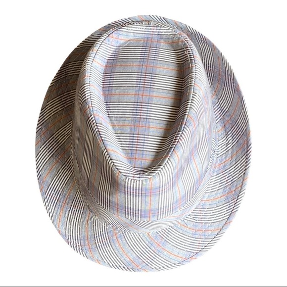 Magid Plaid Fedora Indie Sleek Vibes Festival Street Style Cool Statement Hat - Picture 3 of 6